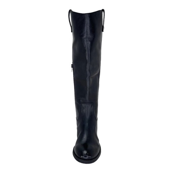 International Concepts Fawne Black Leather Knee High Womens Boots Size 5M - Picture 4 of 14